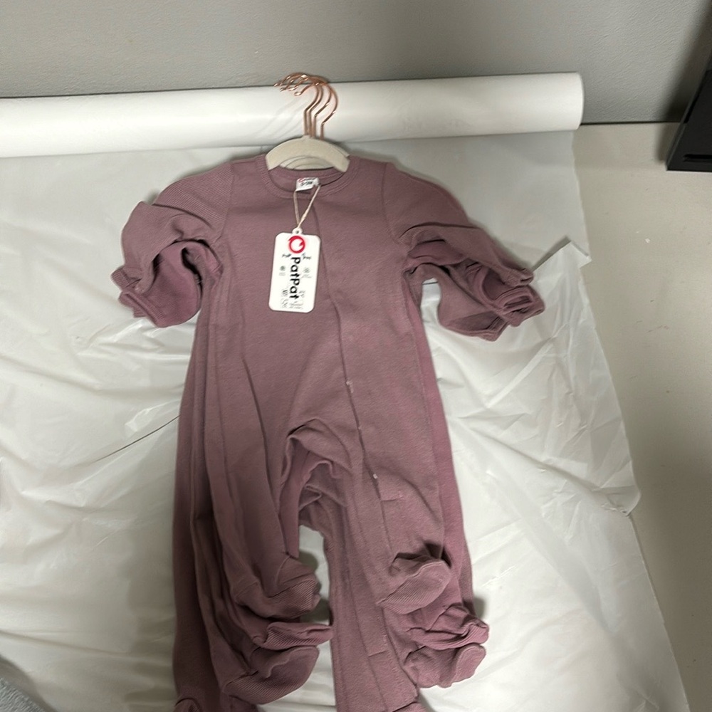 Purple footie PJ’s
